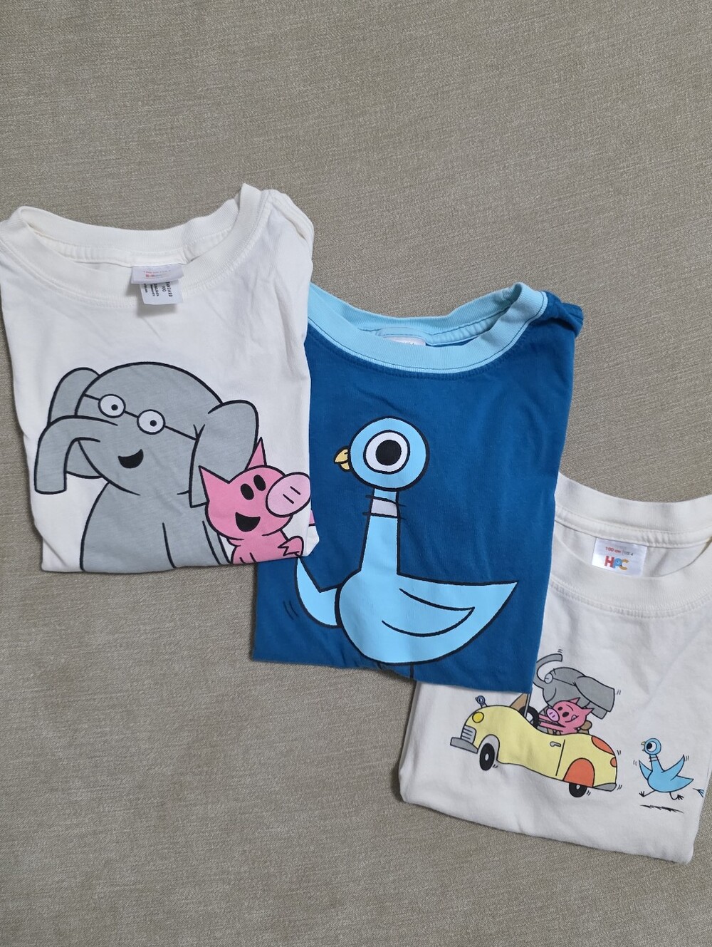 Hanna Andersson Mo Willems Pigeon Elephant & Piggie Tee Lot Size 4 / 100